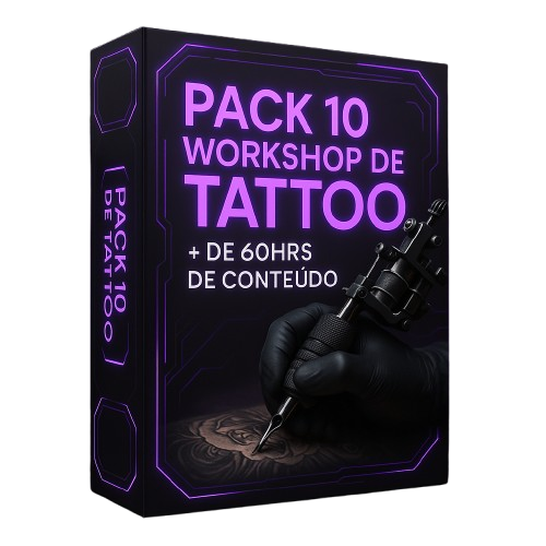 Combo Black Friday - 10 Cursos de Tatuagem