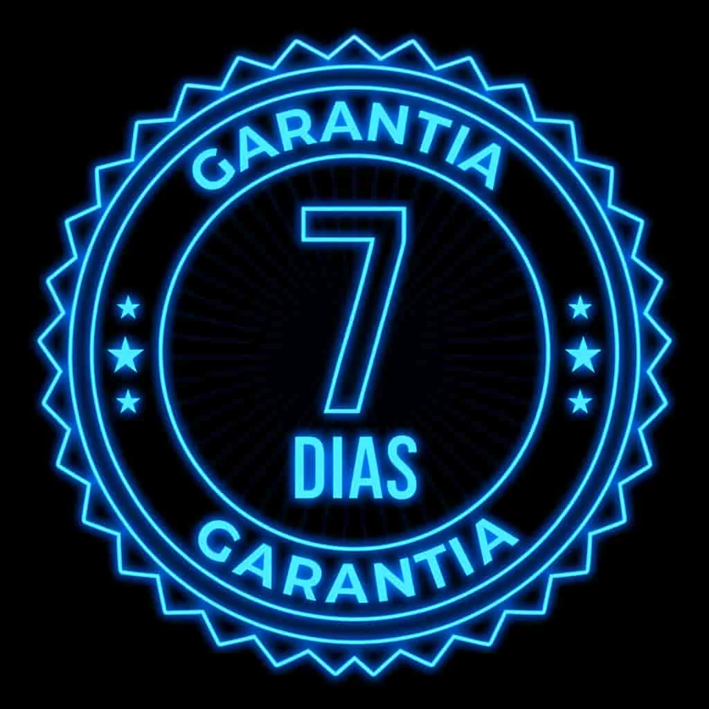 Garantia de 7 Dias - Selo de Qualidade