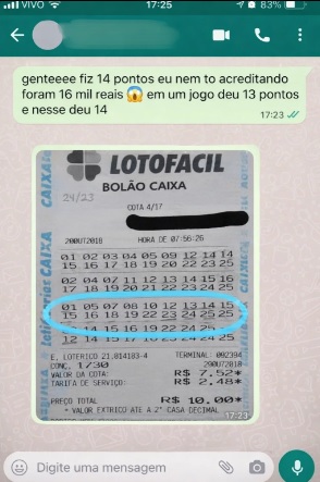 Comprovante de ganho 1