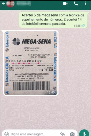 Comprovante de ganho 3