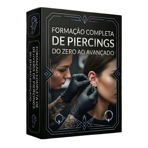 Curso de Piercing Completo - Mockup
